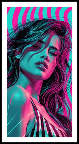 Plakat 50x100cm Neonowy Wzrok na Arena.pl