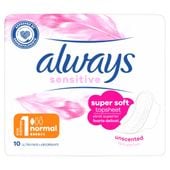 ALWAYS Sensitive Podpaski ze skrzydełkami - Normal (rozmiar 1) 1op.
