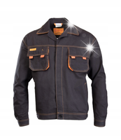 Bluza robocza na guziki bawełniana BRIXTON SPARK grafitowa r. 48