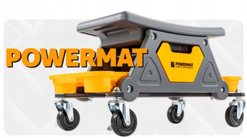 KRZESŁO WARSZTATOWE STOŁEK TABORET NA KÓŁKACH 3 SCHOWKI 200 KG SIEDZISKO na Arena.pl