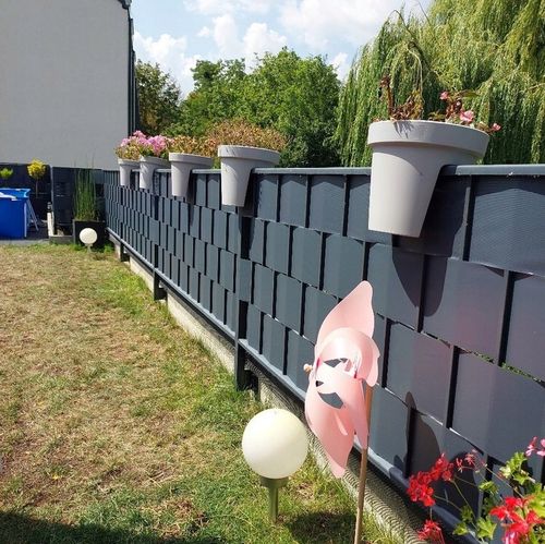 TAŚMA OGRODZENIOWA 19cmx35m GRAFITOWA OSŁONA NA PŁOT OGRODZENIE PANELOWE UV na Arena.pl