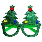 ZIELONE OKULARY Z CHOINKAMI 0111-0096 INCOOD