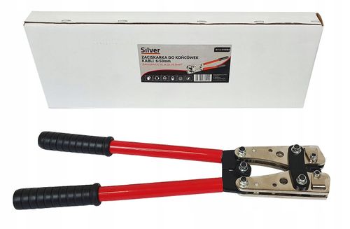 Zaciskarka praska do końcówek kabli i tulejek 6-50 mm SilverTools S10564 na Arena.pl