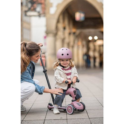 Jeździk i Hulajnoga Scootandride 2W1 z rączką do prowadzenia Wildberry Highwaykick 1 Push and Go na Arena.pl