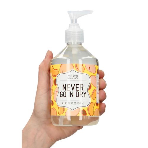 Never Go In Dry - Waterbased Anal Lubricant -  500 Ml na Arena.pl