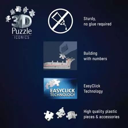Puzzle 3D Iconics Big Ben na Arena.pl