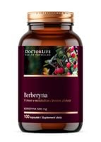 Doctor Life Berberyna 500mg 100 kaps wsparcie metabolizmu i poziomu glukozy