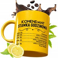 Złoty Kubek Premium Dla Komendanta Prezent Z Nadrukiem Ze Zdjęciem