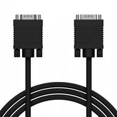 KABEL PRZEWÓD VGA-VGA D-SUB 15PIN MONITOR RZUTNIK PROJEKTOR FILTRY 5m