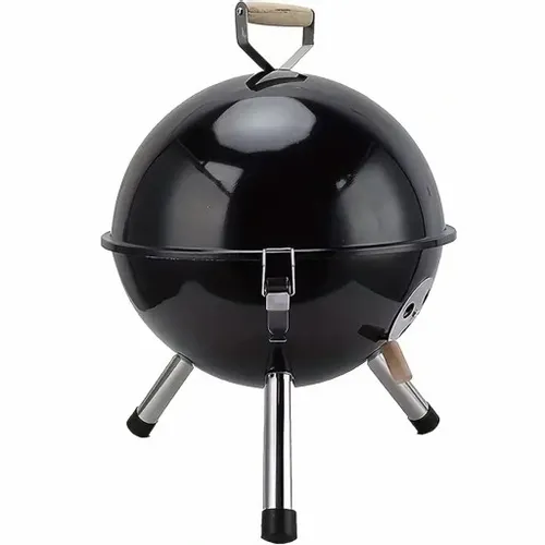 GRILL KOPUŁOWY OGRODOWY ZAMYKANY GRIL Z POKRYWKĄ WĘGLOWY BRYKIET OKRĄGŁY na Arena.pl