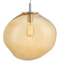 LAMPA wisząca AVIA L 10418115 Kaspa szklana OPRAWA zwis bursztynowy