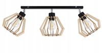 LAMPA przegub żyrandol sufitowa BRYLANT Drewno