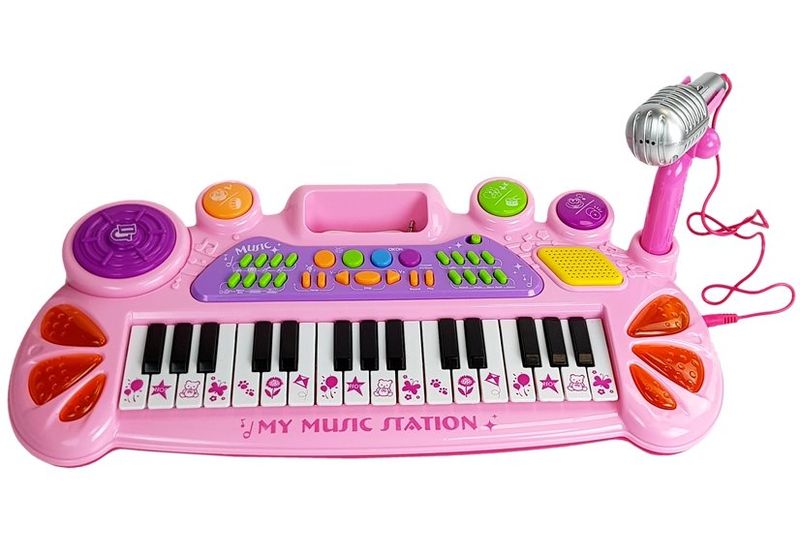 ND24_6881 Keyboard z Mikrofonem Rłżowy 31 Klawi zdjęcie 3