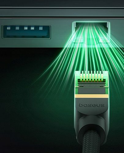 KABEL SIECIOWY SZYBKI RJ45 CAT.8 40GBPS 3M MOCNY PRZEWÓD INTERNETOWY na Arena.pl