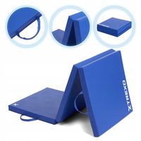 Materac gimnastyczny XTREXO składany 180 x 60 x 5 cm niebieski OS