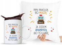 Dla Akwarysty Zestaw Poduszka + Kubek Prezent Z Nadrukiem Ze Zdjęciem