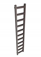 Grzejnik łazienkowy wodny LUCY 770x250 BORDO