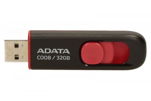 Adata Pendrive  DashDrive Classic C008 32GB USB2.0 czarno-czerwone na Arena.pl