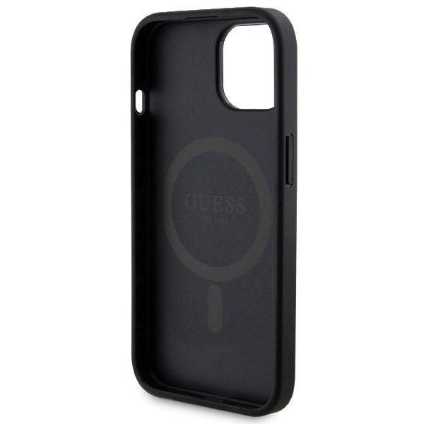 Etui Guess do iPhone 15, Czarny, MagSafe zdjęcie 7