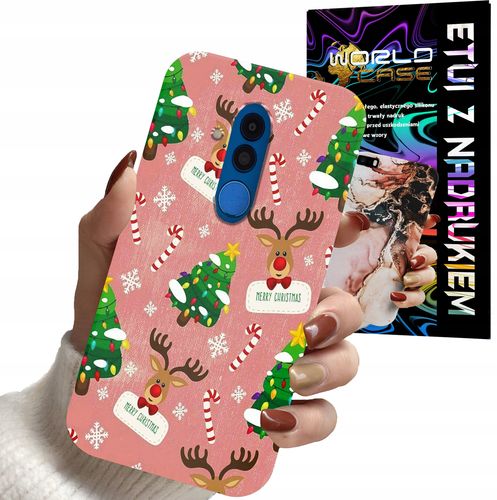 ETUI CASE DO HUAWEI MATE 20 LITE - ŚWIĄTECZNE WZORY NA ŚWIĘTA RENIFER na Arena.pl