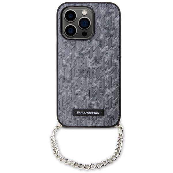Etui Karl Lagerfeld do iPhone 14 Pro, Srebrny zdjęcie 2