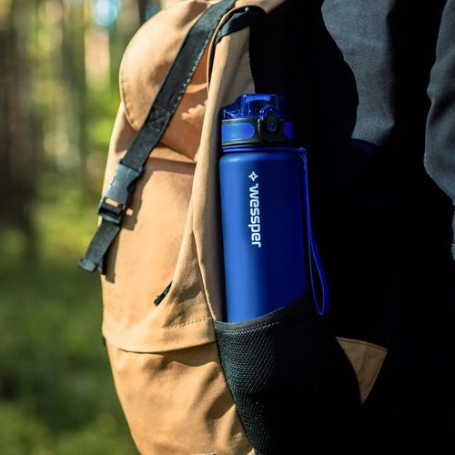 Butelka filtrująca Wessper 1L motywacyjna ustnik + filtr | Bidon na na Arena.pl