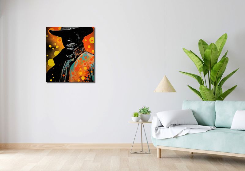 Obraz 60x70cm Kowboj Kosmosu zdjęcie 2