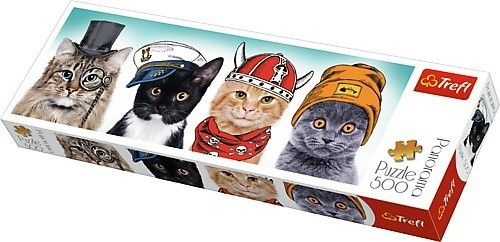 Puzzle 500 elementow Panorama - Puszysta ekipa zdjęcie 1