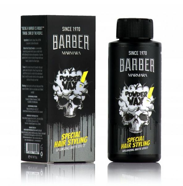 MARMARA BARBER Power Wax Puder do włosów 20g zdjęcie 1