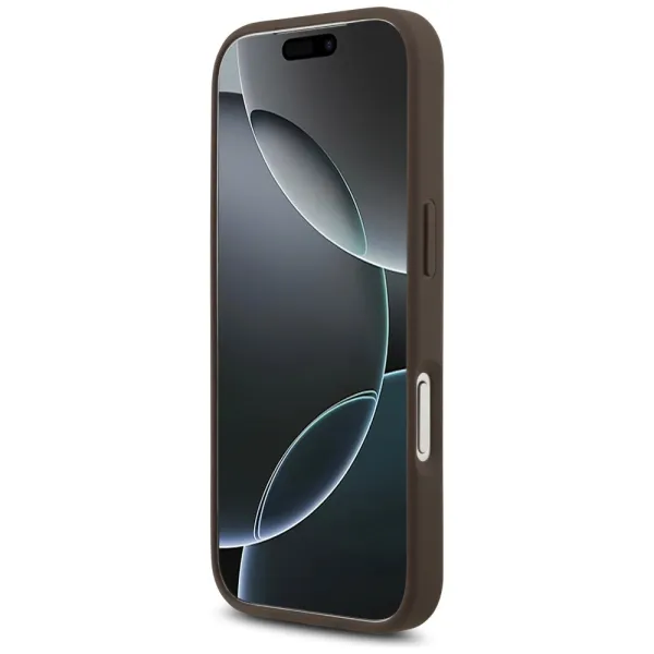 etui guess 4g big logo do iphone 17 pro - brązowe zdjęcie 5