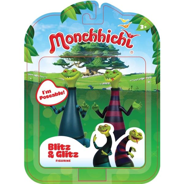 monchhichi blitz i glitz figurki 2pak 10cm zdjęcie 1