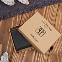 portfel damski skórzany we wzory geometryczne mały