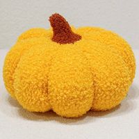 Poduszka pluszowa dynia żółta 10 cm 35 cm pillow