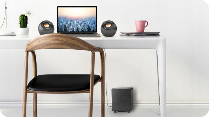 Głośniki komputerowe Creative Pebble Plus 2.1 USB zdjęcie 3