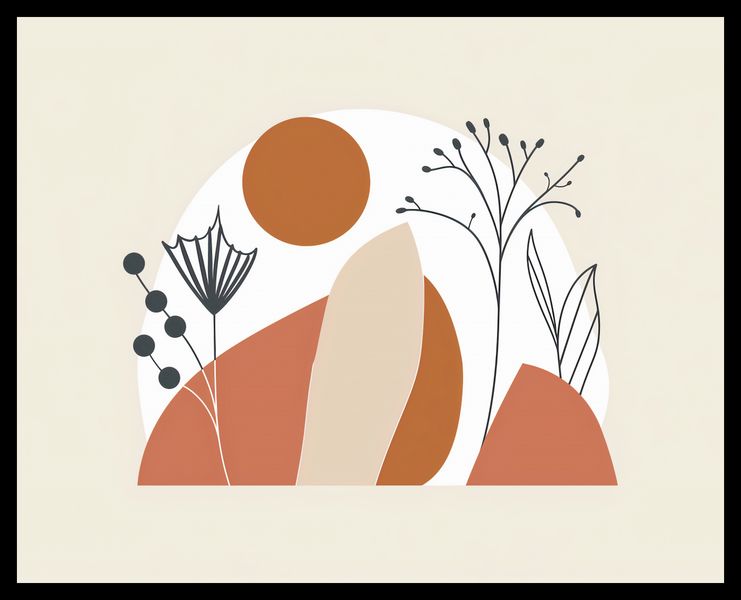 Plakat 50x40cm Organiczny Splot zdjęcie 2