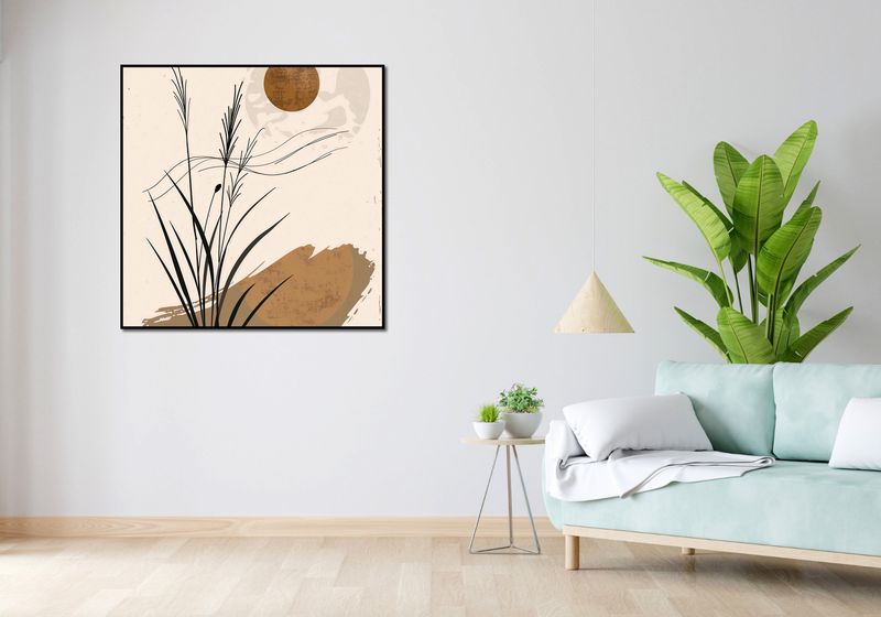 Plakat 100x100cm Zachód Pustyni zdjęcie 4