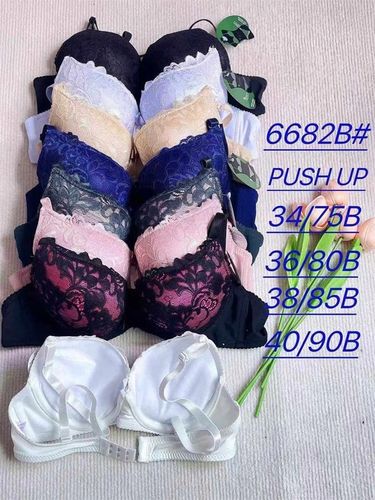 Biustonosz push up powiększający stanik koronkowy zbierający 36/ 80B kolory na Arena.pl