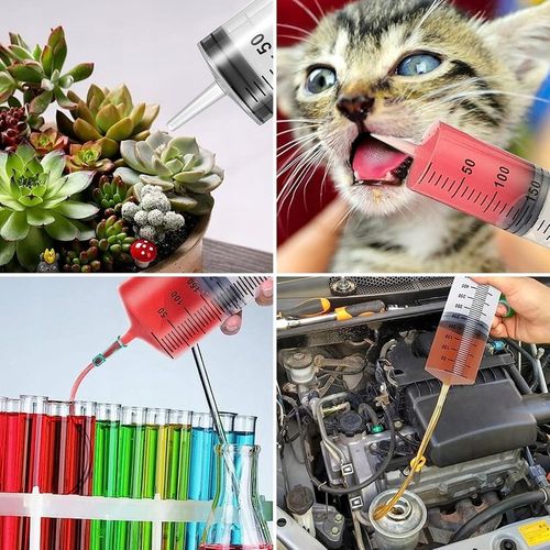 STRZYKAWKA 500ML, STRZYKAWKA Z WĘŻEM, DO LABORATORIÓW NAUKOWYCH, BEZ IGŁY na Arena.pl