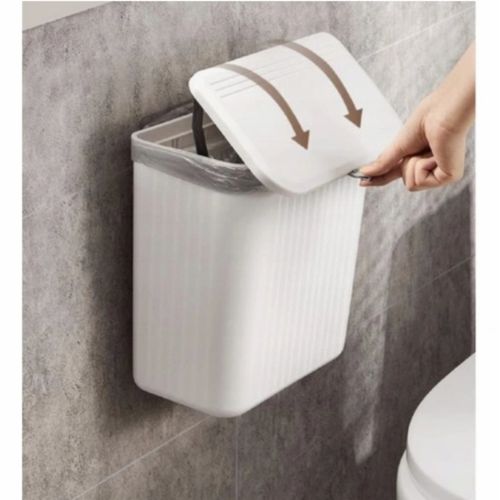 Kosz Na Śmieci Wiszący Wolnostojący Na Szafkę Front Samoprzylepny Biały 7L na Arena.pl