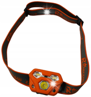 LATARKA NA GŁOWĘ AKUMULATOROWA 4W + 2W SMD LED IP65 CZUJNIK RUCHU RICHMANN