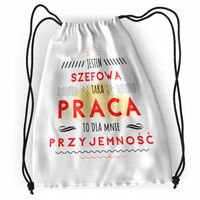 Plecak Dla Szefowej Sportowy Szkolny Worek Torba Z Nadrukiem Ze Zdjęciem