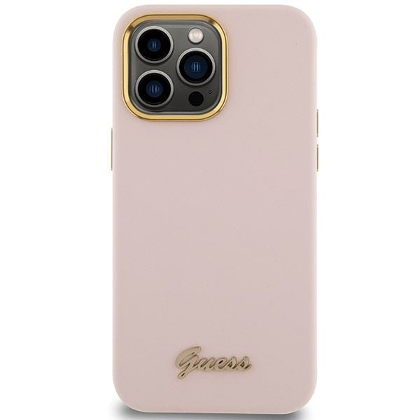 Etui Guess do iPhone 15 Pro, Różowy zdjęcie 3