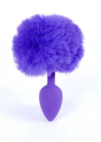 Plug-Jewellery Silicon Plug - Bunny Tail - Purple zdjęcie 4