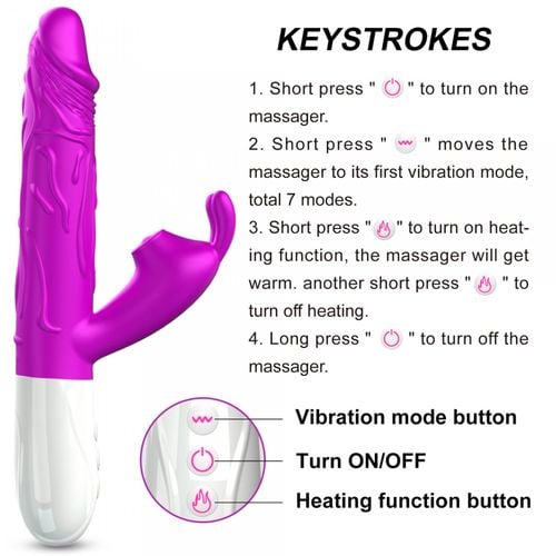 wibrator silicone, vibrator usb, 7 vibration modes, heating na Arena.pl