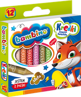 kredki 12szt.  BAMBINO