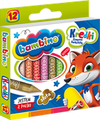 kredki 12szt.  BAMBINO