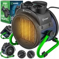 NAGRZEWNICA ELEKTRYCZNA 2000W TERMOWENTYLATOR OGRZEWACZ WENTYLATOR FARELKA