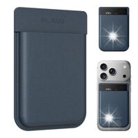 Etui do dyktafonu Plaud Note / Note Pro Granatowe magnetyczne skórzane