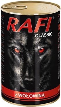 Mokra karma dla psa puszka Rafi Classic mix smaków 1240g - 18 sztuk na Arena.pl