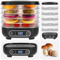 Suszarka do grzybów warzyw owoców 300W 5 sit wyświetlacz termoobieg Teesa